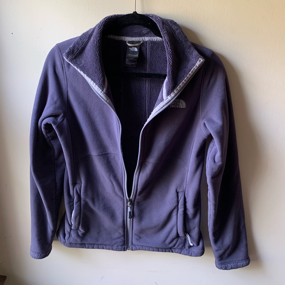 Northface micro-fleece zip-up jacket - small